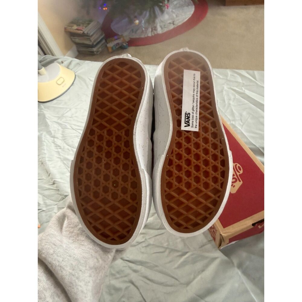 NIB! Vans Asher Glitter Slip-On Shoes - Toddler Size 11